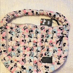 Disney Mickey Mouse Pastel Quilted Shoulder Bag